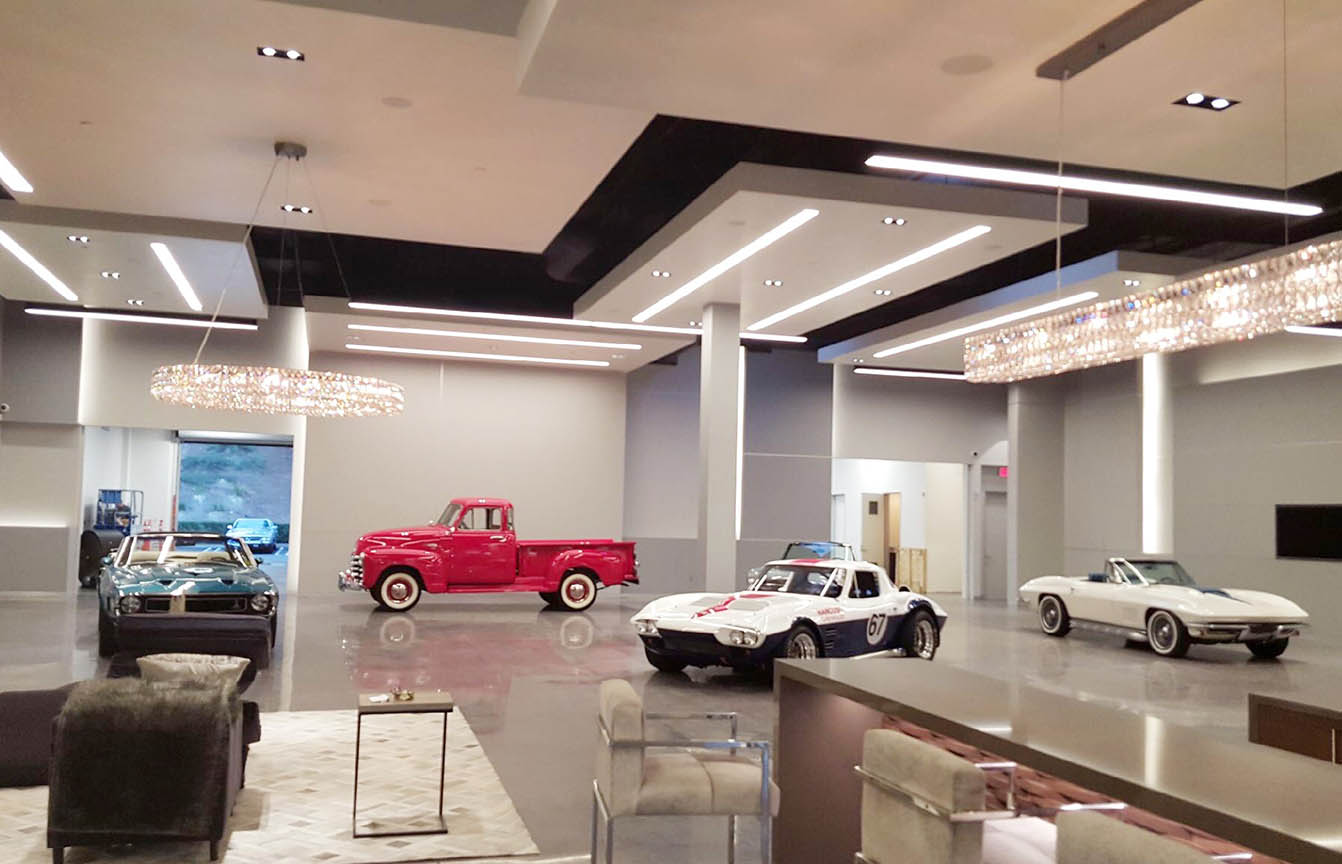 Polished Concrete Car Show Room Mission Viejo